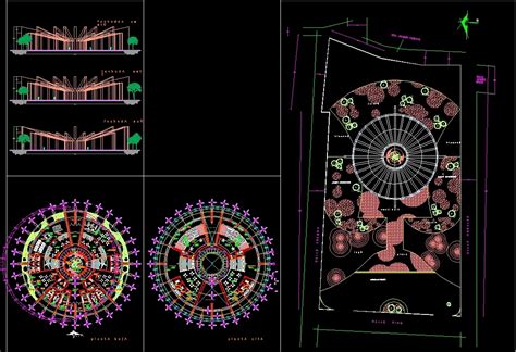 City hall in AutoCAD .